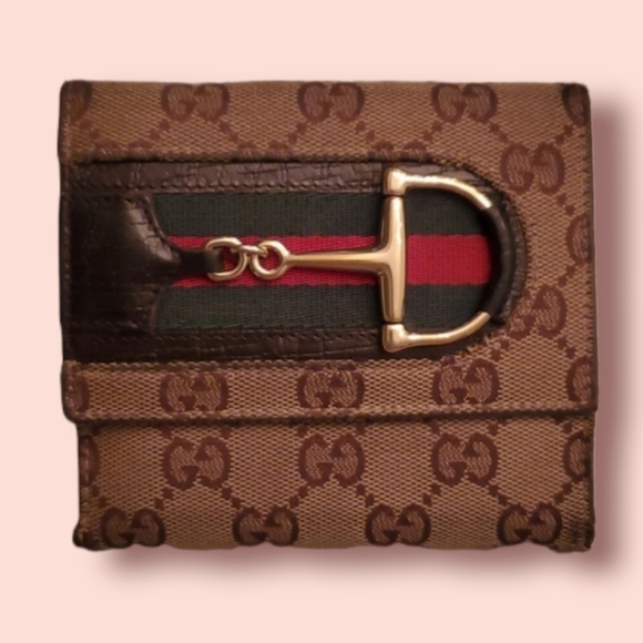 Gucci Handbags - 100% Authentic  Gucci Horsebit GG Monogram Wallet